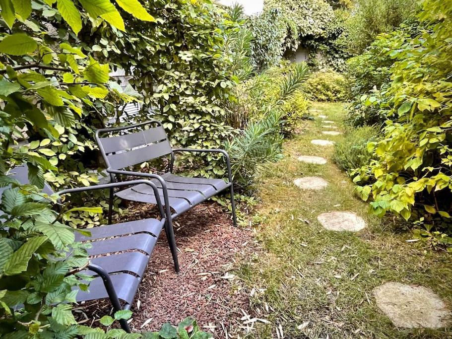 Appartement Cosy, Independant Avec Jardin Meudon Exterior foto